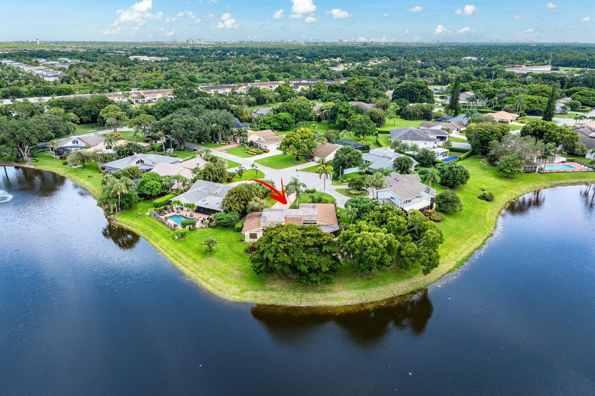 Rare 4-Bedroom CBS Home in Eastpointe with 160' of Breathtaking Water Views!Welcome to one of Eastpointe Country Club's most desirable properties! This spacious 4-bedroom CBS home is perfectly situated on a .42-acre cul-de-sac lot and boasts over 160 feet of wide water views that will take your breath away.Step inside and experience soaring ceilings, an inviting fireplace, and an abundance of natural light pouring through large windows that frame stunning water vistas from nearly every room. The open design flows seamlessly to your private pool, creating the ultimate Florida lifestyle for relaxing or entertaining.Additional features include:✅ 2-car garage with extra depth (room for your golf cart!)✅ High ceilings throughout✅ Light-filled spaces with spec