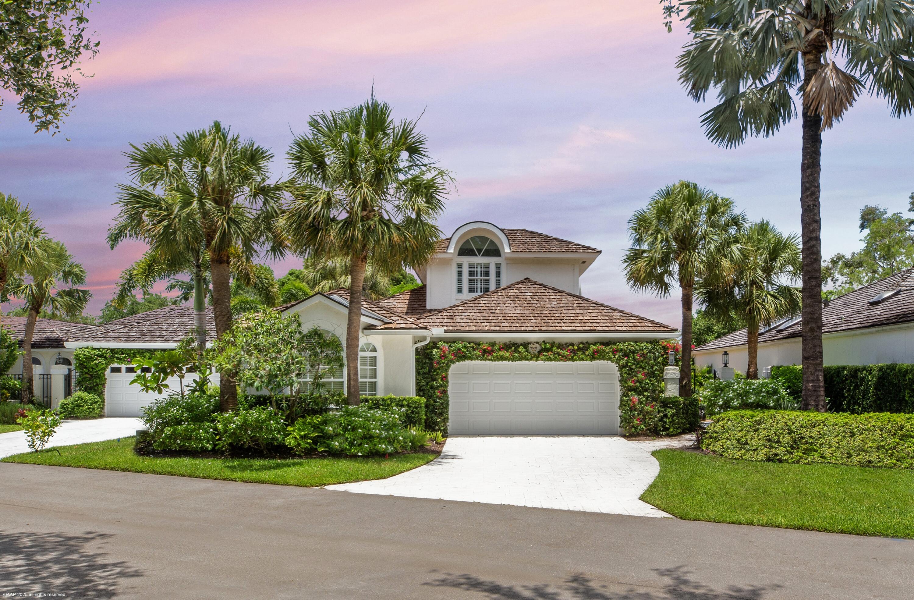 Discover the epitome of luxury living in this beautifully updated three-bedroom, 3.5-bath pool home, perfectly situated in the heart of Palm Beach Polo overlooking the picturesque Cypress golf course. This stunning residence boasts newer impact glass windows and an updated roof with gutters, ensuring both safety and style. The elegant primary bath provides a spa-like retreat, while the custom kitchen, equipped with top-of-the-line Miele appliances, is a chef's dream. This single-family home is a rare find, meticulously designed for comfort and sophistication, and is ready to welcome you for the upcoming season. Don't miss your chance to experience the ultimate in Florida living!