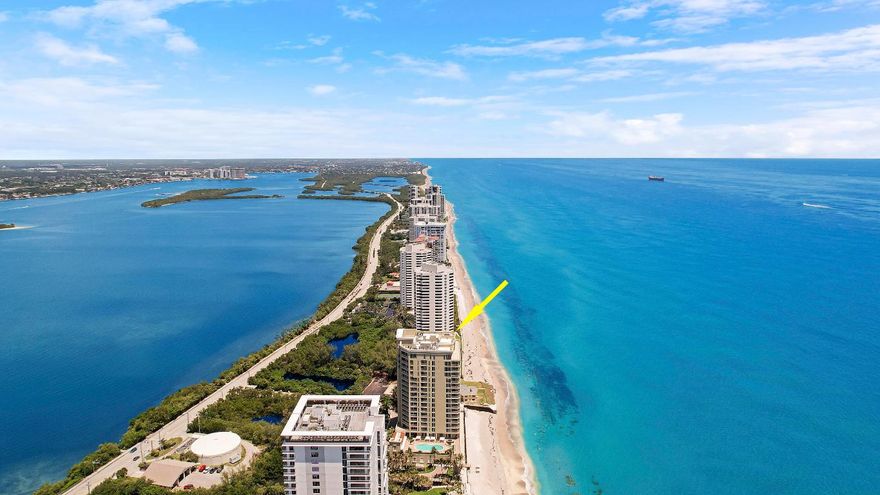 Sky-High Coastal Luxury Living on Singer Island! 17th floor with breath taking, unobstructed views of the Atlantic Ocean and Intracoastal Waterway! This exquisite 3-bedroom, 3.5-bath Tower Suite redefines waterfront luxury. With a bird's-eye view of soaring pelicans and sunrises that stretch across the horizon, this residence offers a rare blend of elegance, comfort, and resort-style amenities in a setting that feels like a private penthouse. Step inside over 4700 SqFt to find a fully remodeled kitchen designed for both gourmet cooking and entertaining. It features a spacious island with peninsula, bar seating & breakfast nook, formal dining, full-size Refrigerator and Freezer, and an full wine cellar! No expense spared! The open floor plan flows seamlessly into the living area with a cozy fireplace and panoramic floor-to-ceiling hurricane-impact windows that frame the breathtaking seascape. The wet bar, complete with a mini fridge and ice machine adds to the effortless entertaining. Each bedroom boasts ensuite baths and generous closet space, with the primary suite offering spectacular water views. Multiple options with spacious balconies facing East, North, and West.. -perfect for sunrise coffees, sunset cocktails, and with the best western views around to enjoy Firework displays on New Years or 4th of July!  Enjoy an unmatched collection of luxury amenities:
-Resort-style pool with private cabanas upon availability
-Sauna, gym, jacuzzi hot tub, and locker rooms
-Event room with sweeping ocean views, dining space and bar.
-Private and gated beach access
-Secure parking garage and dedicated storage locker
-Grilling area for al fresco dining
-Movie Theatre with stadium style luxury recliners

 This is more than a condo it's a lifestyle of refined indulgence, where every detail has been considered for your comfort and pleasure. Come take a private tour and see for yourself why so many call Oceans Edge home!
