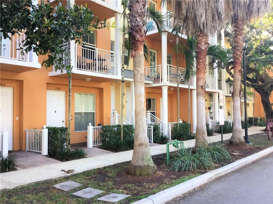 Exceptional one bedroom, one bath, first floor unit in sought after historical Sailboat Bend. Bright open unit with stainless steel appliances, granite counters, Pergo flooring, impact windows, washer & dryer in unit, covered patio and parking directly in front of unit. Very private with no neighbors in front and scenic park like views. Close to major roadways, transportation, parks and the night life of the Las Olas Arts district. Pet friendly with refundable security deposit. Basic cable included!