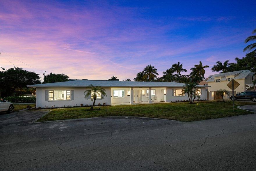 Value-Add Opportunity in the Delray Beach Marina District! Huge income upside and room for future development, currently fully leased and updated. Statement marble floors top line finishes fully furnished just STEPS from all the shopping and dining on Atlantic Avenue and the BEST beaches in SOFLO. PLEASE do not disturb tenants: Fully-occupied property of two studio units and two 2 bed 1bath units, all equipped with modern kitchens and bathrooms and each unit has a new stackable W/D, a private, secure pet friendly fenced yard. Marina slip rental adjacent to put your yacht. NO rental restrictions. Income figures based on rentals at present time. Sold furnished.  Freshly painted exterior, new fence, all new landscaping. Perfect for vacation rentals, ABNB or Owner to live work play in Del Property is located in the Marina historic district. Many properties on same block have been fully redeveloped into modern two story town-homes and houses; however, Seller and Seller's agent and broker make no representations regarding the ability to redevelopment or improve the Property.

The Property is a short walk to the beach and the entertainment district on Atlantic Avenue.

Property has been completely remodeled and is fully leased. This is a must see location.

Cap Rate is currently 3.69%. Just a small increase in rental income could put this Cap Rate in the mid to high 5% range for long term rentals, or even higher with short term rentals.