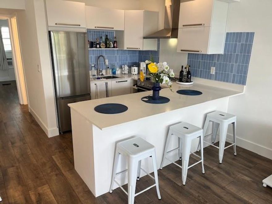 Completely remodeled 1/1 Co-Op in intracoastal community Hampshire Gardens. Community offers you places to sit out and enjoy the sea air, pool, cook out, fish or spend time with neighbors. Wonderfully remodeled has a new open kitchen, bathroom, floors and AC units. Light and bright 2nd floor unit. Live life near the beautiful Intracoastal Waterway! Unit is being sold furnished. Unique feature: This building has garden view from both sides & parking lot view.The Building Corporation's President oversees the closing process. Please note, this community is for cash buyers only, as mortgages and pets are not permitted. No leases or pets.