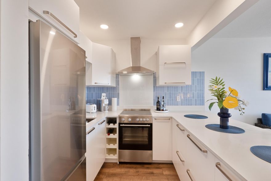 Completely remodeled 1/1 Co-Op in intracoastal community Hampshire Gardens. Community offers you places to sit out and enjoy the sea air, pool, cook out, fish or spend time with neighbors. Wonderfully remodeled has a new open kitchen, bathroom, floors and AC units. Light and bright 2nd floor unit. Live life near the beautiful Intracoastal Waterway! Unit is being sold furnished. Unique feature: This building has garden view from both sides “No parking lot view”The Building Corporation's President oversees the closing process. Please note, this community is for cash buyers only, as mortgages and pets are not permitted. No leases or pets.