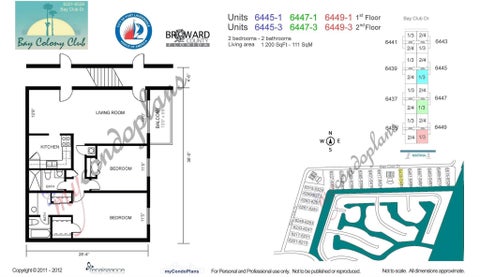 Tiny photo for 6449 Bay Club Drive #3, Fort Lauderdale, FL 33308 (MLS # B26048131)