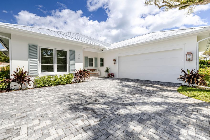 Experience coastal luxury in this brand-new 2026 built home. Perfectly positioned just a short stroll from beautiful beaches, the vibrant Ocean Drive, boutique shopping, dining, and parks. This thoughtfully designed 4 bed 4.5 bath home is located EAST of A1A in one of the most desirable locations in Vero Beach. Enjoy high end luxury finishes, spacious bedrooms, quality craftmanship, and abundant natural light in this open-concept home. The private pool and expansive covered patio with natural gas fireplace provide a relaxing oasis. Other features include: a private office and epoxy garage floors.