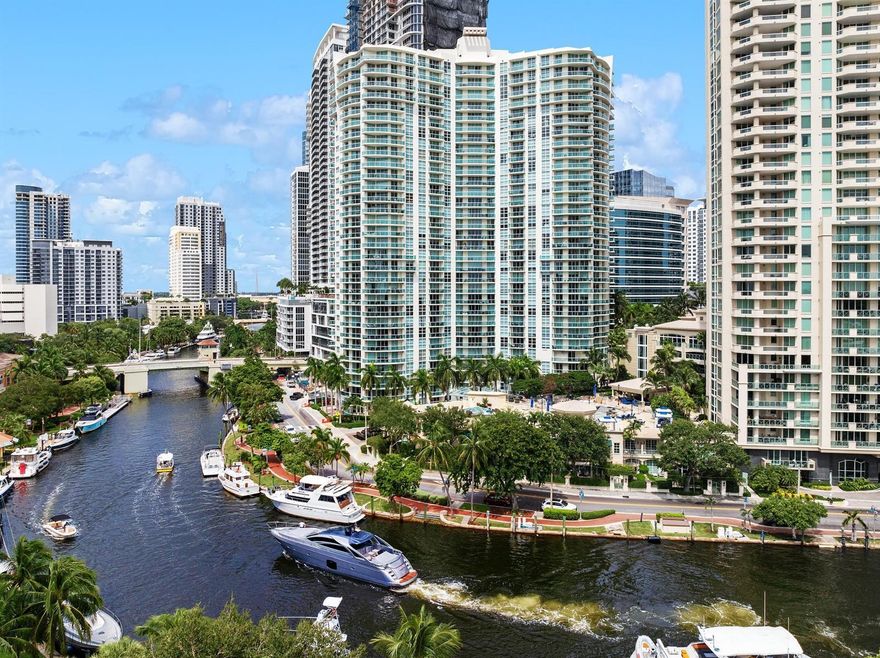 Welcome to your move-in ready rental in Fort Lauderdale's renowned Las Olas surrounded by the best dining, shopping, art & entertainment. Enjoy the breathtaking city skyline, ocean & river views from the extended large balconies in the living room & Primary bedroom. Fully furnished, rarely available 3 bedrooms 2 baths located in well sought Watergarden offering an upscale lifestyle with 5 Star amenities including a beautiful pool deck & garden, gym, sauna, theatre, club room, complementary valet, 24 hour security, concierge & 1 assigned under covered garage parking. Only 1.5 miles to the beach. Natural light abounds this unique floorplan from your floor to ceiling sliding glass doors. Washer & dryer in unit. High ceilings. Min 3 month rental period. Water, cable & Wi-fi included.