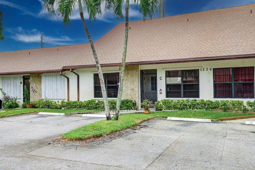 Photo of 1220 Parkside Green Drive #C, Greenacres, FL 33415 (MLS # R11128681)