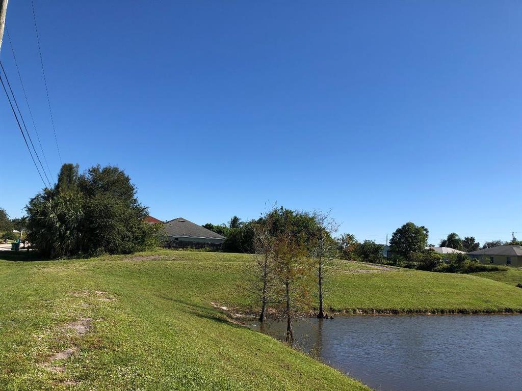 What a great place to build your home! One of a kind property with a beautiful view from the back and side yard. This lot sits on a lake, perfect location, with an easy access to the Florida Turnpike.