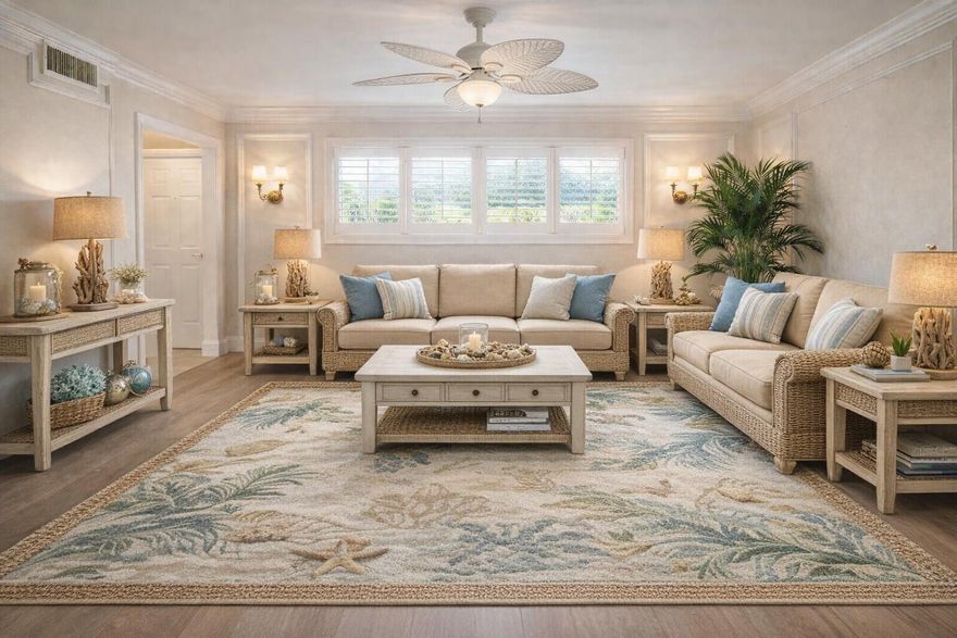 One or More Photos Are Virtually Staged. Don't Just Dream It—Live It. Welcome to Paradise. Tucked away in a charming intracoastal community, this beautifully appointed 1-bedroom, 1.5-bath condo offers a rare opportunity to embrace the very best of South Florida living. New Kings Cottage Oak Waterproof Laminate Wood Flooring Going in Living Room & Bedroom. Featuring a new roof and mansards (2025) and freshly painted exteriors, this residence blends peace of mind with modern elegance. Inside, you'll find smoothed ceilings, crown molding, recessed lighting, and an updated electrical panel, all thoughtfully curated for comfort and style. Hurricane-impact windows and door ensure safety and quiet, while the allowance of ventless washer and dryer units adds a layer of convenience. Take in the tranquil views of a lush tropical garden with glimpses of the Intracoastal Waterway your own serene retreat. At Colonial Club, you're not just buying a home you're stepping into a lifestyle. The clubhouse and newly furnished, heated saltwater pool are perched directly along the Intracoastal, offering a front-row seat to daily boat parades and coastal breezes. Safety is paramount these 3-story buildings have been fully recertified under the Florida Condominium Act Bill 4-D, with a Certificate of Building Safety Recertification from the City of Boynton Beach to ensure your peace of mind. Stroll along the brand-new 1,500-foot seawall and scenic walkway that hugs the water's edge. Enjoy a peaceful walk or energizing workout as yachts drift by and palm trees sway in the golden light. Just minutes from the sparkling shores of the Atlantic and the bustling charm of downtown Delray Beach, you'll enjoy endless options for shopping, dining, and entertainment. Palm Beach International Airport and the upscale downtown of Palm Beach are just a quick 15-minute drive away, while everyday conveniences like parks, medical centers, and top-rated restaurants are all within walking distance. Don't let this rare opportunity pass you by! Life at Colonial Club is as active or relaxing as you wish. From vibrant socials and themed happy hours to laid-back games of billiards and morning workouts in the gym, the clubhouse is the heartbeat of the community. The pool deck nestled right on the Intracoastal offers the perfect spot to unwind and connect with neighbors under the Florida sun. Assosiantion is redoing the pool & pavers (Paid from Reserves). Spread across 22 acres of beautifully landscaped grounds, Colonial Club condos are renowned for their spacious floor plans and inviting atmosphere. Surrounded by six prestigious 18-hole golf courses, endless beaches, and recreational options, Boynton Beach is truly a haven for those who love to live fully. And the city is only getting better. With a $118 million investment in revitalizing Boynton Beach's heart, the new Town Square project will include a cultural center, 500-seat auditorium, restaurants, an amphitheater, and more all just minutes from your doorstep. At Colonial Club, everything is within reach, and every day feels like a vacation. This isn't just a condo it's a coastal lifestyle. And it's calling you home.