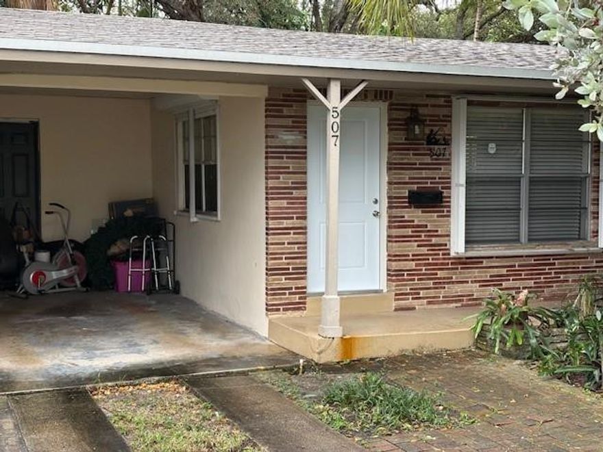 Top location in Dania Beach! Tenant occupied until 3/31/2026. This well-maintained home offers a new roof, accordion shutters, newer A/C, fenced yard, open patio, carport, and laundry room. Conveniently located near casino, beaches, shops, and I-95. Serious buyers only—owner is firm. See