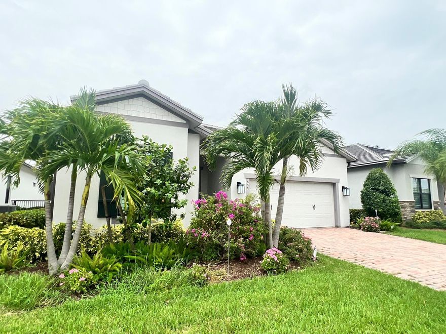THIS IMMACULATE 3 BEDROOM, 2.5 BATH HOME HAS ALL THE BELLS AND WHISTLES! A GOURMET KITCHEN IS PERFECT FOR THE CHEF IN YOUR HOME EQUIPPED WITH A GAS COOK TOP, DOUBLE OVEN, HUGE WALK-IN PANTRY, UPGRADED CABINETS & QUARTZ COUNTERTOPS. THE EXTENDED SCREENED PATIO OFFERS STUNNING VIEWS OF THE LAKE AND THE BACK YARD IS FULLY FENCED. THE MASTER SUITE OFFERS HIS AND HERS WALK-IN CLOSETS, DUAL VANITY, AND WALK-IN SHOWER. PLEASE KEEP IN MIND, THE 3RD BEDOOM IS SET UP FOR AN OFFICE BUT DOES HAVE A CLOSET.  THE COMMUNITY AMMENITIES INCLUDE A RESORT-STYLE POOL, TENNIS & BASKETBALL COURTS, SHUFFLEBOARD, PLAYGROUND, DOG PARK ANDF SO MUCH MORE! DO NOT MISS THIS OPOOORTUNITY TO RENT YOUR LITTLE PIECE OF PARADISE!