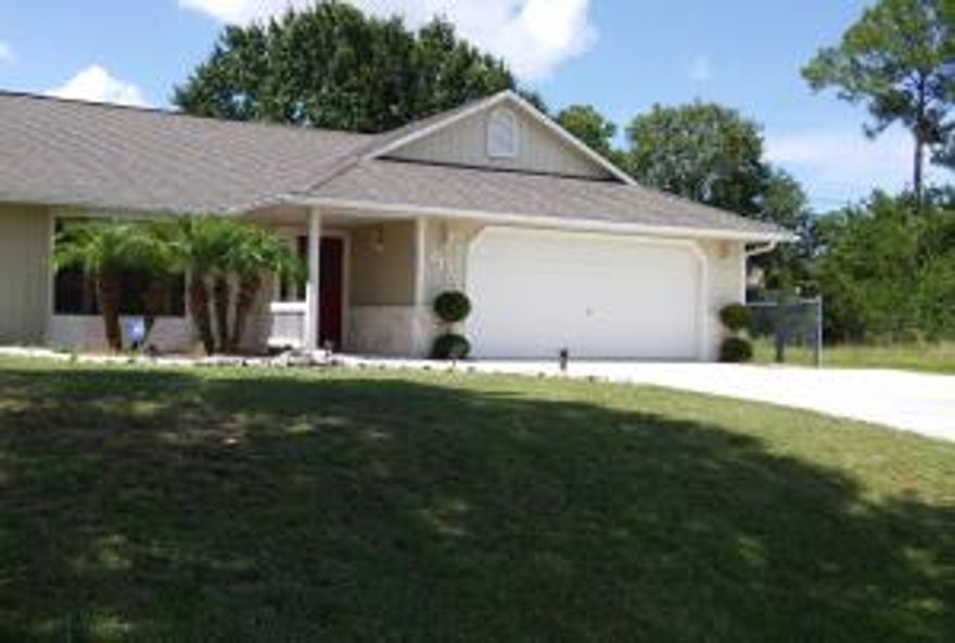 Minutes to Food Shopping and Bank. Extra wide driveway for Boat or RV. Large fenced yard. Open Split Floor Plan. Move in Ready! Furniture negotiable. Sold as is with inspections welcome.