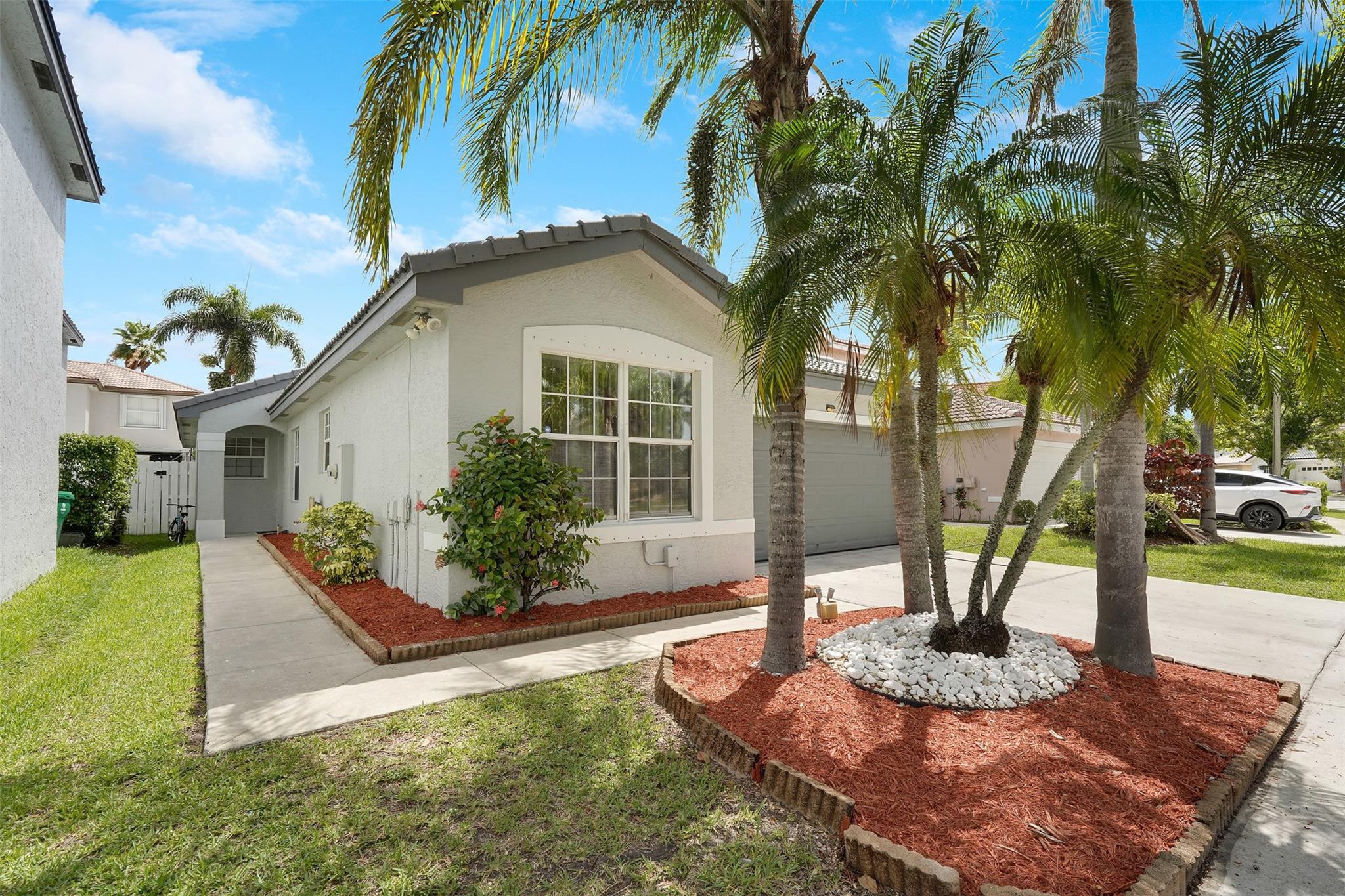 Silver Lakes community 1 floor home with 4 bedrooms, 2 baths and 2 car garage in Sapphire Shores subdivision. This Single-Family-Residence is beautifully updated and maintained. 4th bedroom has been converted to a versatile Den for extra workspace or playroom - can be converted back to a bedroom. Recently painted inside & outside. Kitchen and bathrooms beautifully upgraded, private fenced yard. Community Pool is at beginning of the street, also close to elementary school, hospitals, Miramar Regional park; All ages Silver Lakes amenities includes exclusive sports complex & Private Boater's Park, Community Parks, Picnic Pavilions, Barbeque Station, Basketball Court, Volleyball Area, Tennis, baseball field, playground, pool and banquet hall. Few minutes from shopping, restaurants & highway!