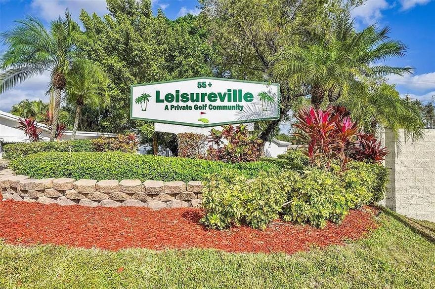 Welcome home to this beautifully maintained 2-bedroom, 1-bath condo in the sought-after Leisureville Golf Community of Pompano Beach. This bright, first-floor unit offers a spacious layout, updated flooring, and an enclosed Florida room perfect for relaxing. Enjoy resort-style amenities including a private 9-hole golf course, two heated pools, shuffleboard, a clubhouse, and social activities—all in a vibrant 55+ community with no membership fees. Conveniently located near shopping, dining, and beaches. Experience effortless Florida living—schedule your tour today!
