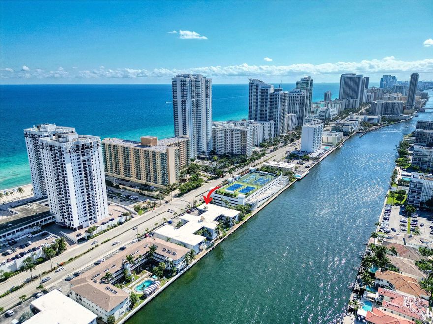 Nestled along Hollywood’s most beautiful shoreline, just across Keating park to the most pristine turquoise water widest beach we find this convenient ground floor corner Turnkey 1/1   Small Association; Low rise garden, Intracoastal front community, large patio w/ BBQ, Gym & Pool deck for stunning sunsets. May be rented immediately for a minimum of 30 days up to 12x per year, Building has mandatory reserves  & has gone a  5 year transformation, all milestone inspections, certifications have passed. Hollywood's Prime Location, between FLL & MIA. 5 min walk or dock at the new Publix Supermarket, jog to the world famous Broadwalk, enjoy 2.5 miles of oceanfront entertainment; Nearby downtown; Golf; Shopping, City offers rides on-demand & "Holly-Go" Shuttle with a variety of routes Citywide.