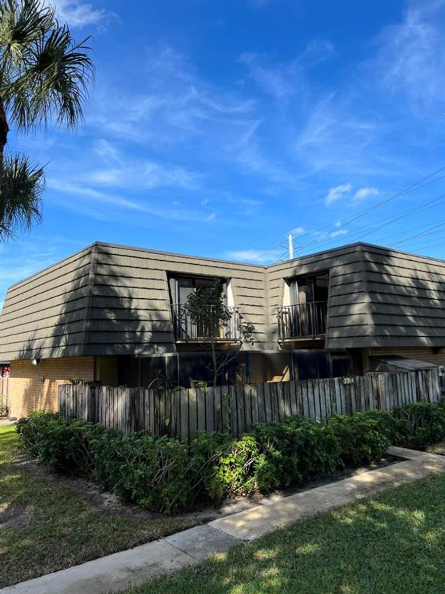 Now is the time to own this 2 bedroom, 2 bathroom Townhouse in the beautiful Village of Sandalwood Lakes. The kitchen as well as the stunning granite were installed just a few years ago. The 2 bedrooms are located upstairs each featuring their own full bathroom. This home also has its very own screened in courtyard as well as a separate storage shed and accordion shutters. The community of Sandalwood Lakes has wonderful amenities including 3 Pools, tennis courts and wonderful picnic areas for you and your family to enjoy. Sandalwood Lakes is centrally located in the heart of West Palm Beach and is just a short drive from all the entertainment, shopping, restaurants, airport and highways and especially the beach. This one won't last! Book your appointment today.