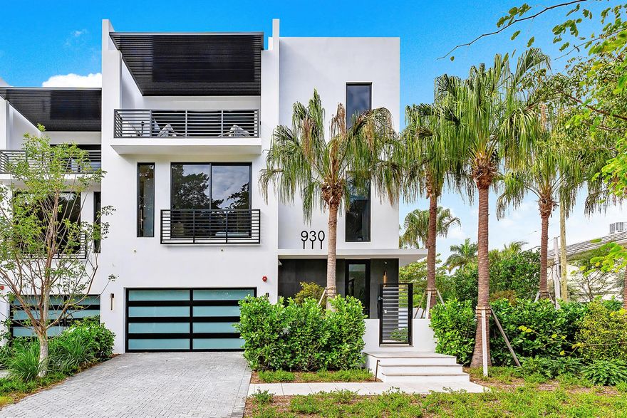 Imagine a life wrapped in the gentle embrace of coastal breezes, where each day unfolds beneath the rhythmic dance of swaying palms. Welcome to Sabal Palm, the home at 930 Palm Trail and one of the jewels that makes up 10Palms in Delray Beach. From the visionary team at Stamm Development Group, this sparkling new development of luxury townhomes rests just steps from the Intracoastal, half a mile from pristine beaches, and 1.5 miles from dynamic shopping and dining on vibrant Atlantic Avenue. This immaculate home is ready for immediate move-in, just in time for high season in South Florida.  And for further ease, furniture can be purchased at an additional cost, so you can start enjoying immediately.