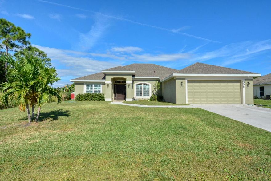 This is a Beautiful and Very Spacious 4 Bedroom, 3 Bath, With a Den 2018 Adams Homes Model 2265. With Wood Look Tile in Living Areas, Plantation Shutters, and Stainless Steel Appliances. Security System with Security Cameras is included. Close to Schools, Parks and Shopping.
