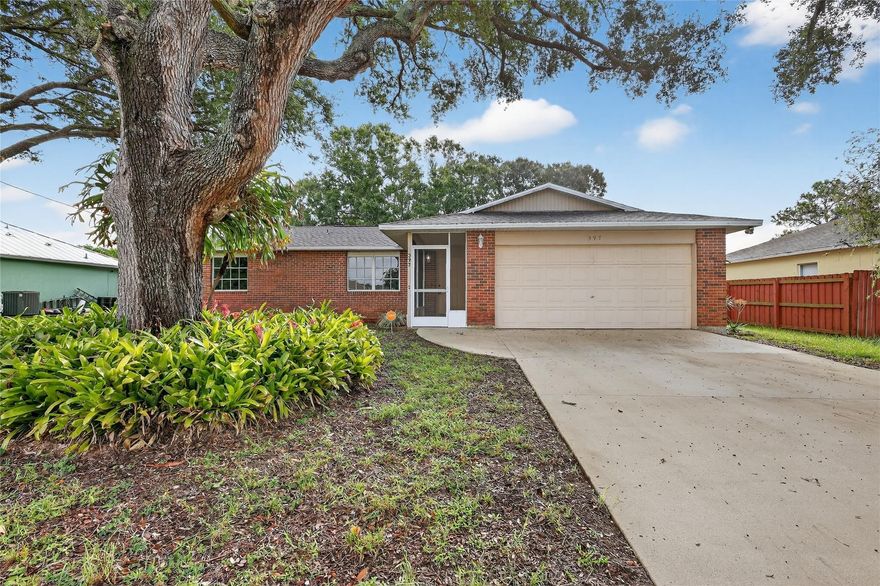 ?? Beautifully Renovated Starter Home! Welcome to this charming 3-bedroom, 2-bath single-family home offering 1,244 sq ft of comfortable living space and a spacious 2-car garage. Renovated in 2024 and 2025, this home features a brand-new roof 8/2024 and AC system 10/2024, both with transferrable warranties for peace of mind. Enjoy new flooring throughout, a fully updated kitchen with stainless steel appliances, and a new washer and dryer. The property also includes a large, detached metal shed/workshop, perfect for hobbies or extra storage. Conveniently located near shops, schools, and beautiful beaches—this is an ideal starter home with modern upgrades and unbeatable value!