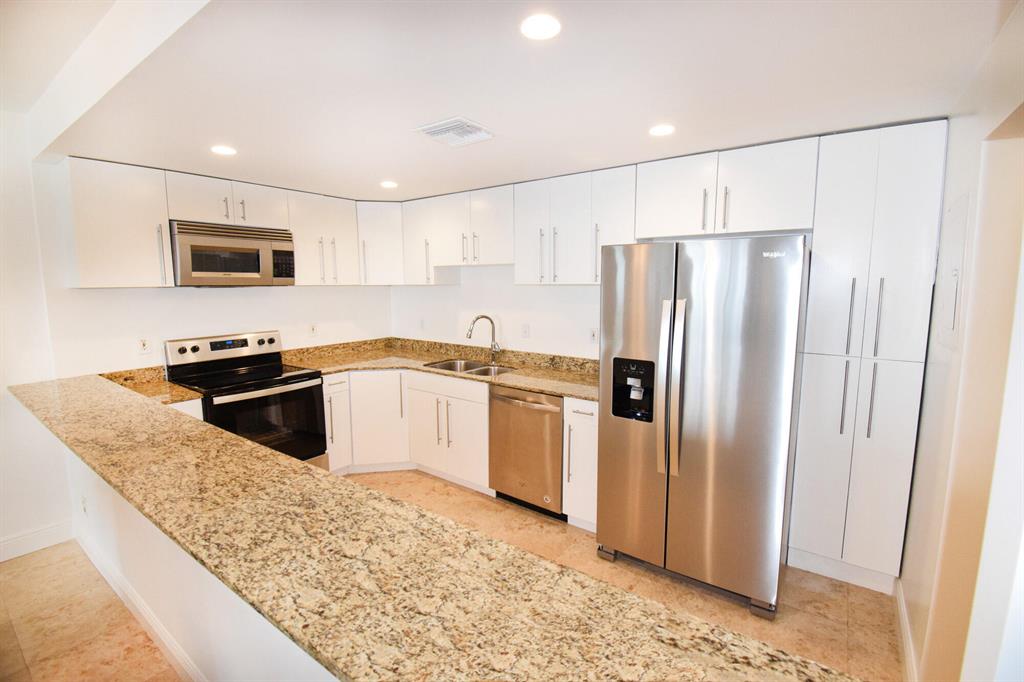 This spacious remodeled 1 bedroom,1.5 bath unit has beautiful marble floors throughout. It offers a new modern open kitchen that has brand new whirlpool appliances. The free-flowing floorplan guides you to the master suite that offers two walk-in closets. The building has wonderful amenities. Heated swimming pool with beautiful intercoastal views, remodeled fitness center, 2 tennis courts with night lights, bbq area, business center, and cafe. There is 24/hr valet & doorman, and concierge service. The building is also pet friendly with a dog park. This condo is prime location in Sunny isles, across the street from the beach, and steps away from the beautiful Heritage park which has a large playground and walking areas. There is a free city shuttle to all of Sunny Isles and Aventura Mall.