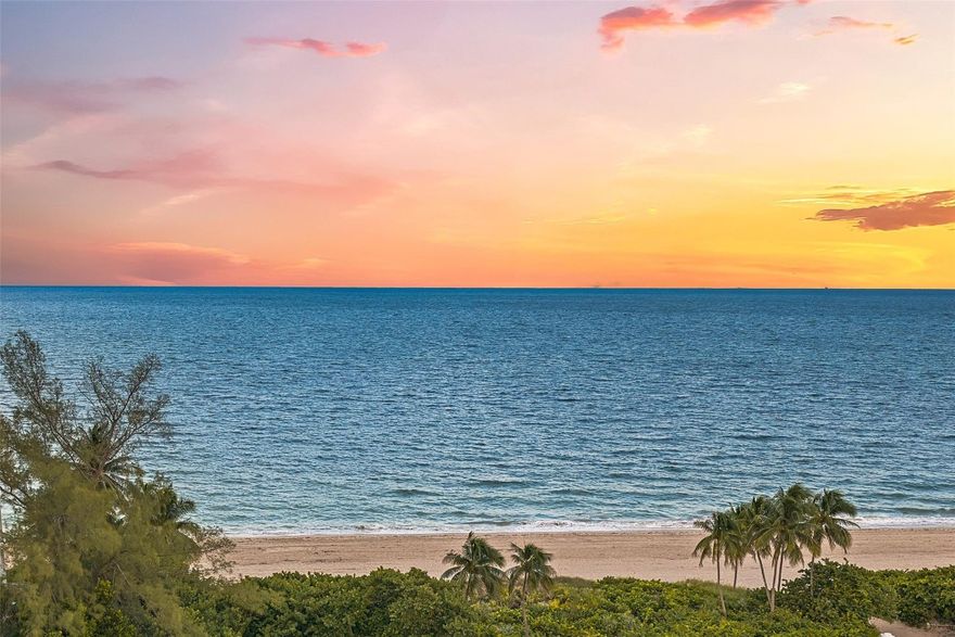 Trophy Oceanfront Estate, The Atlantic Beacon stands as a legacy-grade collector’s asset and flagship of the H.A.L.O. Signature Collection Series by Glenn Wright. Newly completed and within the top 2% of unobstructed Atlantic view sites, this 5049 SF architectural sanctuary features 5 beds, 5.1 baths, elevator, and full-home generator. Engineered beyond conventional residential standards, this residence is constructed as a concrete steel-reinforced fortress-- impact-rated glass, and a marble pool terrace designed for enduring strength, safety, and permanence. Legally perfected under RS-8 zoning and full ULDR & CCCL compliance, its irreplaceable oceanfront footprint cannot be replicated—crafted for permanence and generational wealth preservation.