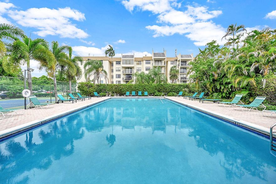 With only 10% down you can call this beautiful, "HOME",  2-bedroom, 2-full-bath apartment located on the 5th floor in the heart of Tamarac, conveniently located near shops and main roads. Spacious and well-distributed unit with an open balcony to relax. Enjoy the quiet, all-ages community offering a serene living experience. The property includes a variety of amenities such as a refreshing pool, tennis court, and BBQ area, perfect for outdoor enjoyment. Pets are welcome, making it an ideal choice for pet owners. Additional perks include assigned parking and plenty of guest parking. Don't miss the chance to make this lovely apartment your home! All information believed accurate, subject to omission, errors & changes. Pets in the unit.