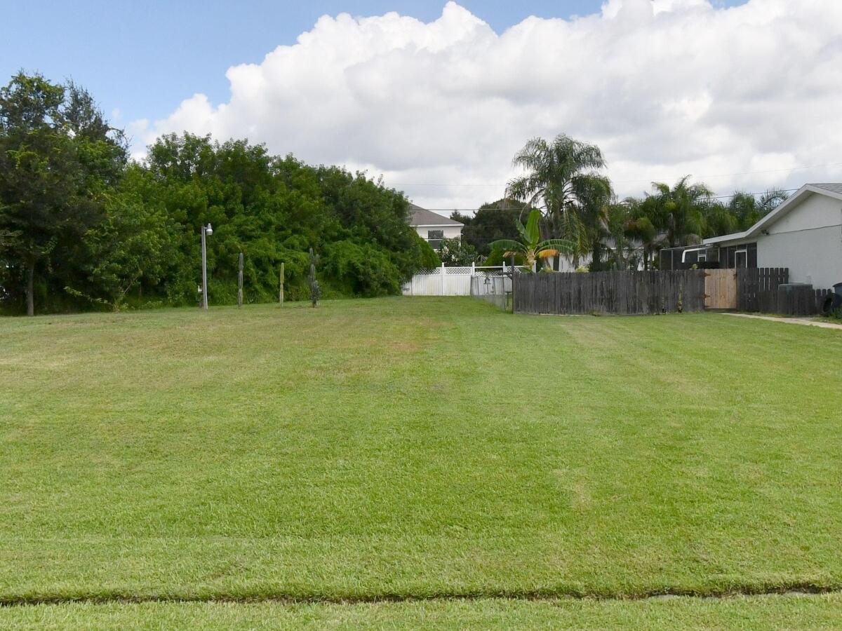 Cleared, High & Dry lot in a great and highly desirable location surrounded by nice homes, NO HOA! Build your custom home with plenty of space for a swimming pool. Minutes to I-95, Turnpike, beaches, dining, and shopping! Located in the heart of Port St. Lucie. Making it perfect for commuters and enjoy all the Treasure Coast has to offer.