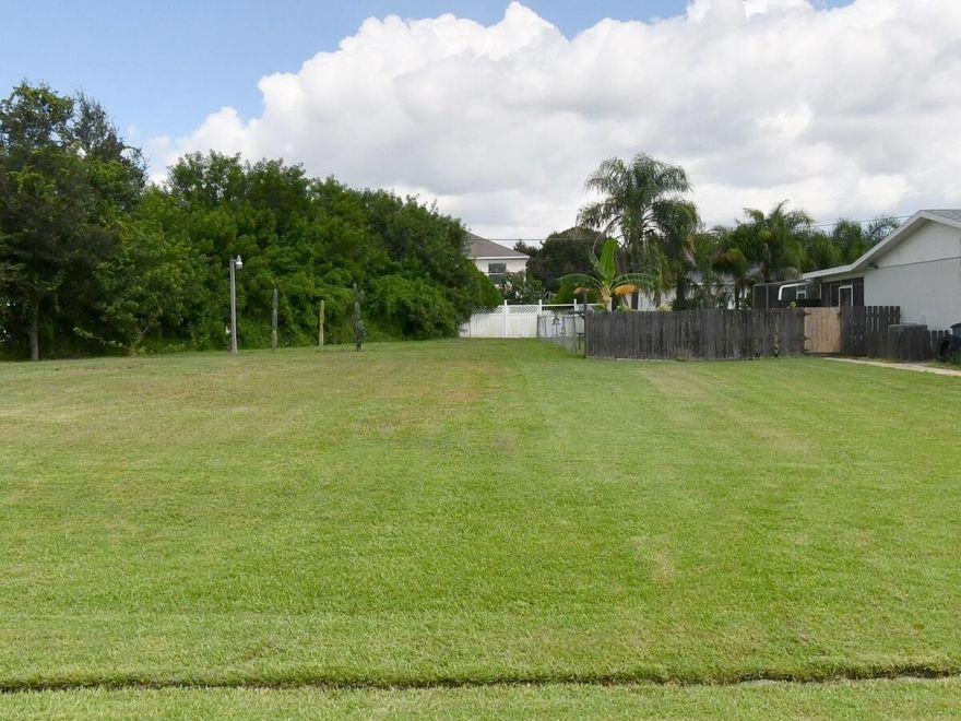 Cleared, High & Dry lot in a great and highly desirable location surrounded by nice homes, NO HOA! Build your custom home with plenty of space for a swimming pool. Minutes to I-95, Turnpike, beaches, dining, and shopping!  Located in the heart of Port St. Lucie. Making it perfect for commuters and enjoy all the Treasure Coast has to offer.
