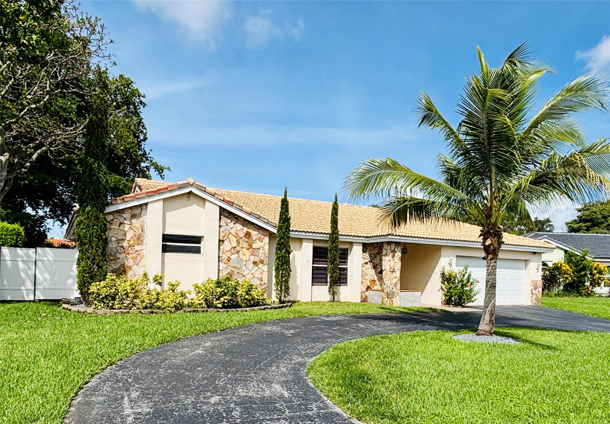 Tucked away at the end of a quiet cul-de-sac, this beautifully renovated home offers the perfect blend of privacy and modern comfort. Inside, a thoughtfully designed split floor plan features three spacious bedrooms plus a versatile bonus room, ideal for a home office or guest space. The primary suite opens directly to your private backyard. The fully remodeled kitchen and bathrooms showcase sleek, contemporary finishes. Step outside to a fully fenced backyard with a sparkling pool, perfect for entertaining, playing, or peaceful relaxation. Conveniently located just minutes from top-rated schools, major highways, and everyday essentials.