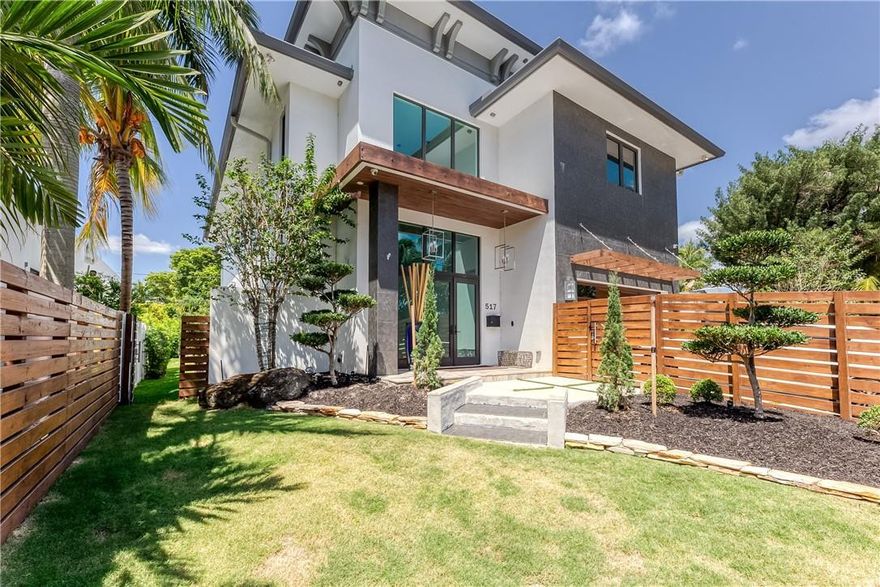 Be the first to see this newer construction luxury modernized home available in Fort Lauderdale’s HOT Victoria Park market!! Construction was completed in 2018 with 12’ceilings, lots of windows, and large open living space beautifully designed for a bright airy feel. This incredible home features polished concrete floors, creative accent walls and lighting fixtures. Wet bar in living room, movie theater downstairs, and an outdoor summer kitchen to bring family and friends together! Master suite includes a bar and private balcony overlooking the backyard, substantial closet space and ensuite bathroom. Also, each bedroom comes with a large bathroom. Deep 3 car garage, generator to power entire house, and pool and spa. Conveniently located very close to Las Olas Blvd!