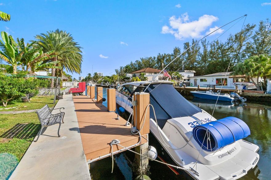 Presenting an exceptional waterfront opportunity in Pompano Beach, where breathtaking Intracoastal views set the stage for the perfect coastal lifestyle.This expansive 6,000 Sq Ft lot offers incredible potential for developing your dream home, with direct, deep water access perfect for boating enthusiasts and seamless entry to the Intracoastal and ocean. The existing home provides a foundation, but the true allure lies in the prospect of building a bespoke architectural masterpiece tailored to your vision. With a newly upgraded 60-foot dock, seawall, and electrical systems, this property is designed for those who wish to fully embrace the vibrant Florida sun and sea. This AS IS offering allows you to shape luxury on your own terms. Secure your piece of waterfront paradise - Call today!
