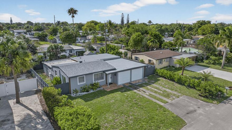 Fully remodeled, move-in ready home in prime Pompano Beach—renovated with approved city permits for peace of mind and long-term value. The true standout is the private, permitted garage conversion with separate entrance, featuring 2 rooms and 1 full bathroom, offering incredible flexibility for guests, extended family, or a private living space. Modern upgrades, functional layout, and versatile living options make this property a rare find. Conveniently located just minutes from the beach, dining, shops.