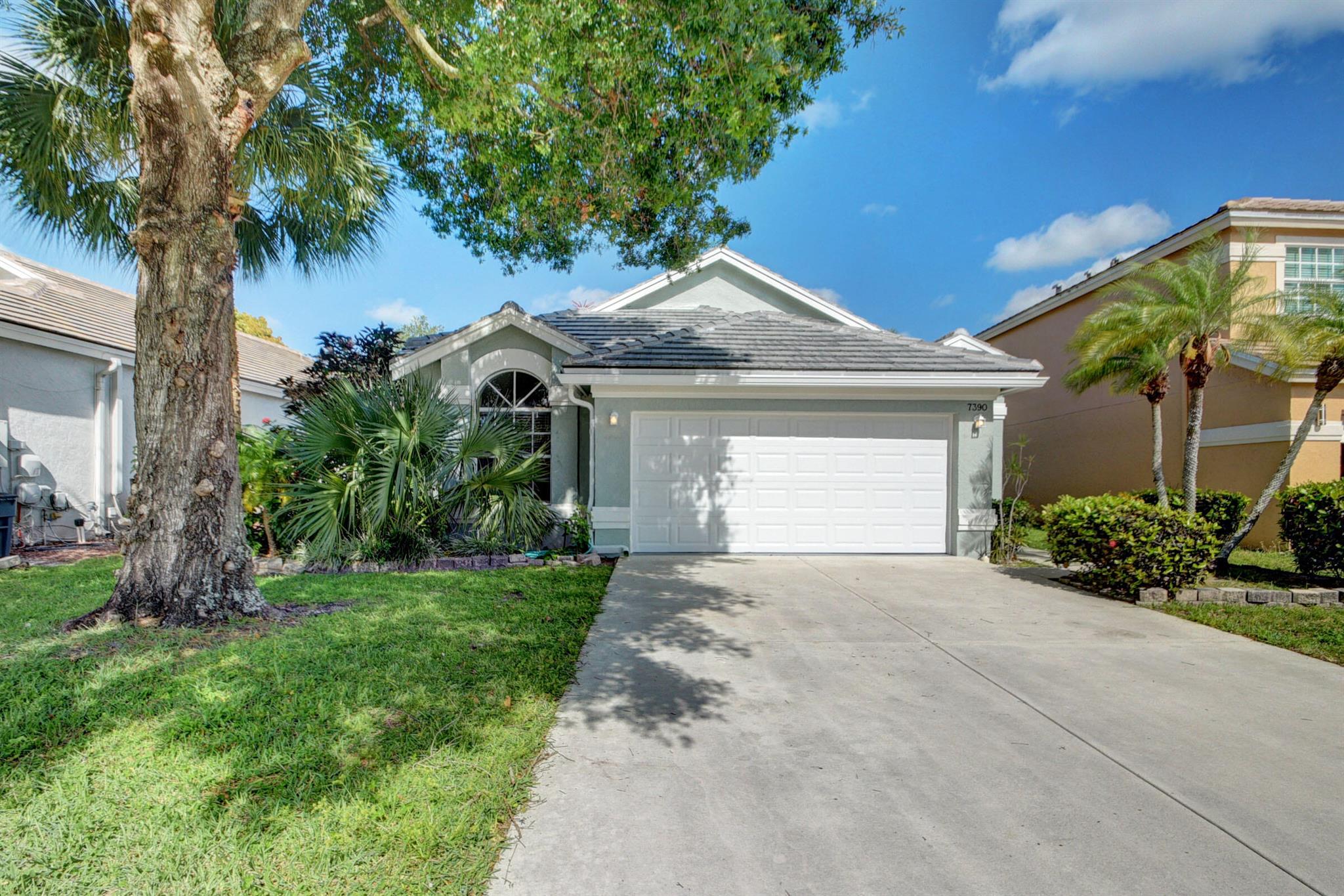 This home is nestled inside of the desired community of Lake Charleston. You do not want to miss out on this freshly painted fully renovated home. Take a step inside to soak up the natural light featuring vaulted ceilings, recessed lighting, open split floor plan, newer flooring, white cabinetry, stainless steel appliances, gorgeous countertops. Walk into the primary bedroom featuring a walk in closet and spacious shower. On the guest side of the house features a long hallway with laundry closet, guest bath with tub/shower, both rooms have grab closets. Outback has a covered patio with a private yard. Lake Charleston's offers seven lakes stocked for fishing, a soccer field, playgrounds, swimming pool, tennis court, basketball court, volleyball court, lighted baseball and softball field.