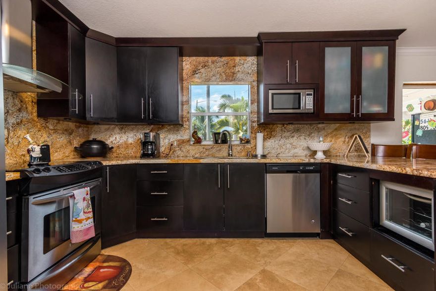 This is a light and bright spacious 3 bedroom2 bath pool house with a HUGE FENCED IN YARD, an outside kitchen, large bedrooms in the desirable Boca Raton with A rated schools is for rent for only $2800 which includes your monthly pool and lawn maintenance. House has a new kitchen and appliances and built in closets in all of the bedrooms.No application process. First, last and security, proof of income, a descent credit score is all you need to move into this house right away. House does have a garage and a large driveway to fit 4 cars easy. Pets are welcome with a pet deposit.