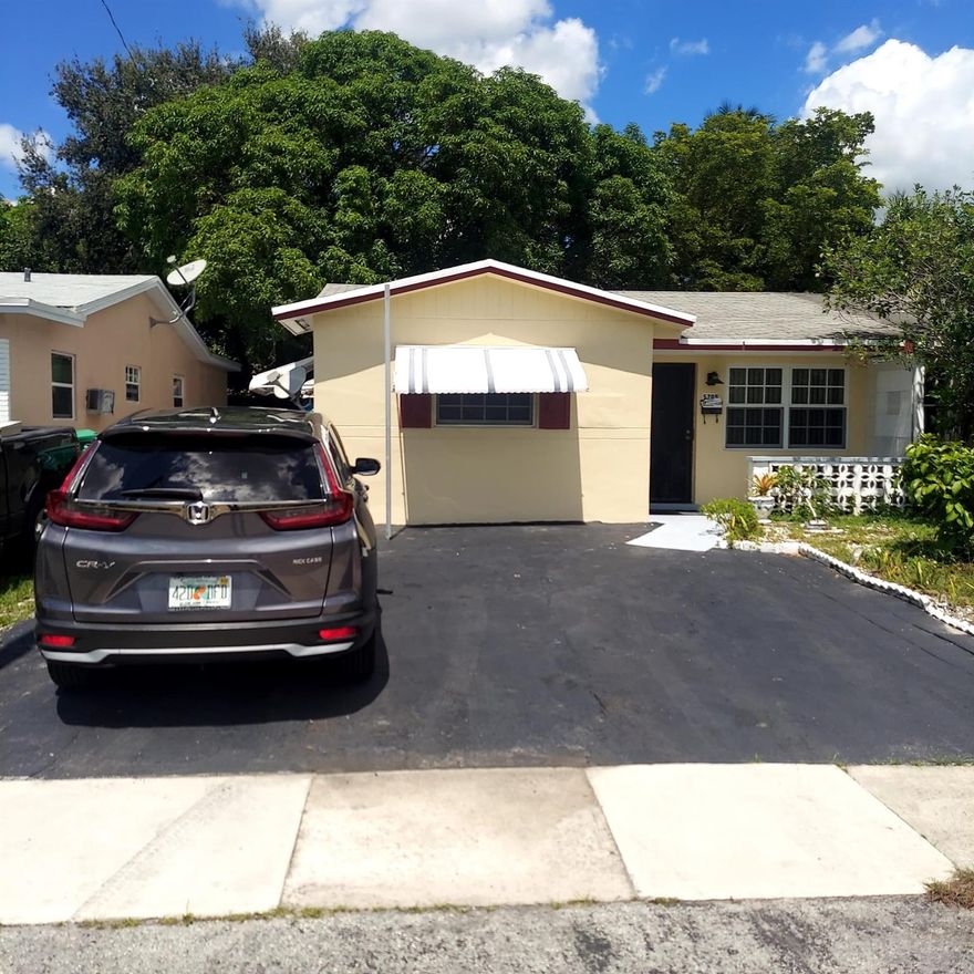 RUN, RUN, RUN. ABSOLUTELY BEAUTIFUL HOME UPGRADED TO THE MAX. GREAT OPPORTUNITY FOR A FIRST TIME BUYER TO OWN THEIR HOME IN TODAY'S HOT REAL ESTATE MARKET. THIS SPACIOUS HOME IS FRESHLY PAINTED, YOU HAVE A NEW BATHROOM, YOUR LARGE  KITCHEN COMES WITH GRANITE COUNTER AND  NEW STAINLESS STEEL APPLIANCES. YOU HAVE YOUR OWN LARGE BACKYARD FOR QUIET EVENINGS OR A NICE COOK OUT OR BAR-B-Q. THIS HOME IS LOCATED CLOSE TO MAJOR HIGHWAYS, HOSPITAL, SHOPPING, FORT LAUDERDALE AIRPORT AND FAMOUS FORT LAUDERDALE BEACH.***NO MONTHLY H.O.A FEES OR H.O.A APPROVAL HERE***REALTORS BRING YOUR BUYERS NOW, THEY WILL THANK YOU. RUDY THANK YOU FOR SHOWING.***PREVIOUS CONTRACT DIED , BUYER LOST IS YOUR GAIN***