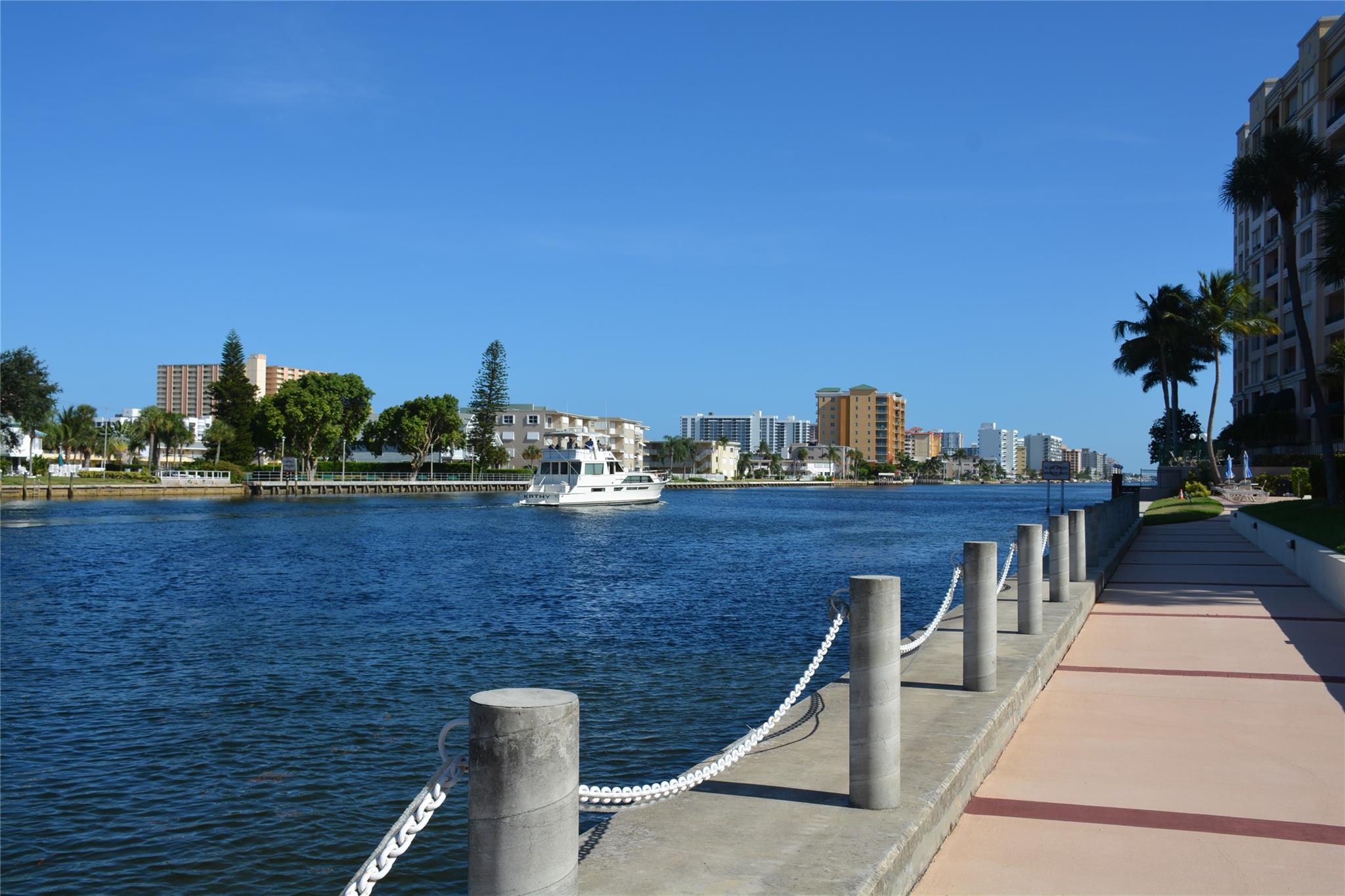 SUNNY SOUTHEAST EXPOSURE!!! SPACIOUS LIGHT AND BRIGHT. RENOVATED 2 BEDROOM AND 2 BATHROOMS WITH NEW WASHER, DRYER, REFRIGERATOR AND MORE. DIRECT INTRACOASTAL VIEWS, OPEN FLOOR PLAN GARAGE PARKING. WALK TO THE BEACH IN 5 MINUTES. LESS THAN 1 MILE TO RESTAURANTS, MOVIE THEATER GOLF AND MORE. BASIC CABLE AND INTERNET INCLUDED.
