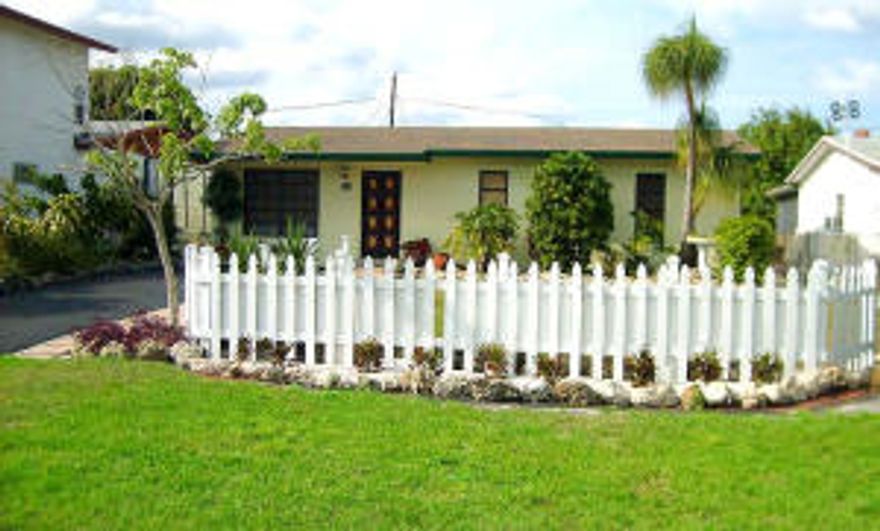 Great opportunity to live in Boca Raton without the expensive association fees! This home offers two bedrooms plus a den, one bathroom and neutral tile throughout.  Conveniently located close to Mizner Park, downtown Delray Beach, minutes away from the beach and close to Federal Highway where you can find an abundance of shops and dining.  The den can easily be converted to a full bedroom.  The huge fenced in yard features a 10X14 shed for added storage and a 17X40 concrete patio deck great for outdoor entertaining.  Come see for yourself why this is a great buy.