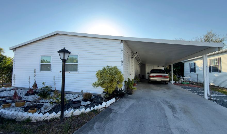 Fully remodeled 3-bedroom, 2-bath mobile home plus den, offering a functional and spacious layout. Features a completely renovated kitchen with modern finishes, updated bathrooms, and generous living areas filled with natural light. Includes washer and dryer, and a carport with space for 2 vehicles. Everything is new, move-in ready, and designed for comfort and convenience. Centrally located with easy access to main roads, shopping, and schools. Excellent opportunity to own with a low monthly payment. Don't miss this opportunity!