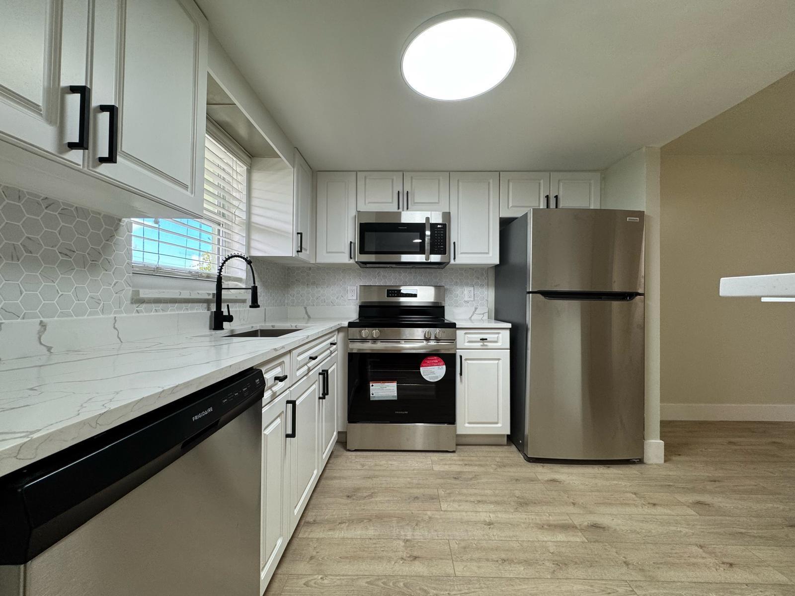 Motivated Seller! This fully renovated home combines modern elegance and convenience in a highly sought-after gated community in Oakland Park. Just a 5-minute drive to the beach, Wilton Manors, and shopping, this property offers an ideal location for your lifestyle needs. Inside, you’ll find a stunning open floor plan designed for both relaxation and entertaining. The kitchen showcases all-new stainless steel appliances, custom wood cabinets, and exquisite quartz countertops. Both bathrooms have been meticulously renovated, adding a touch of luxury to your daily routine. Step outside to enjoy your private balcony, a perfect spot to unwind and enjoy the Florida breeze. This move-in-ready home is a rare gem, offering everything you need to live comfortably and in style.