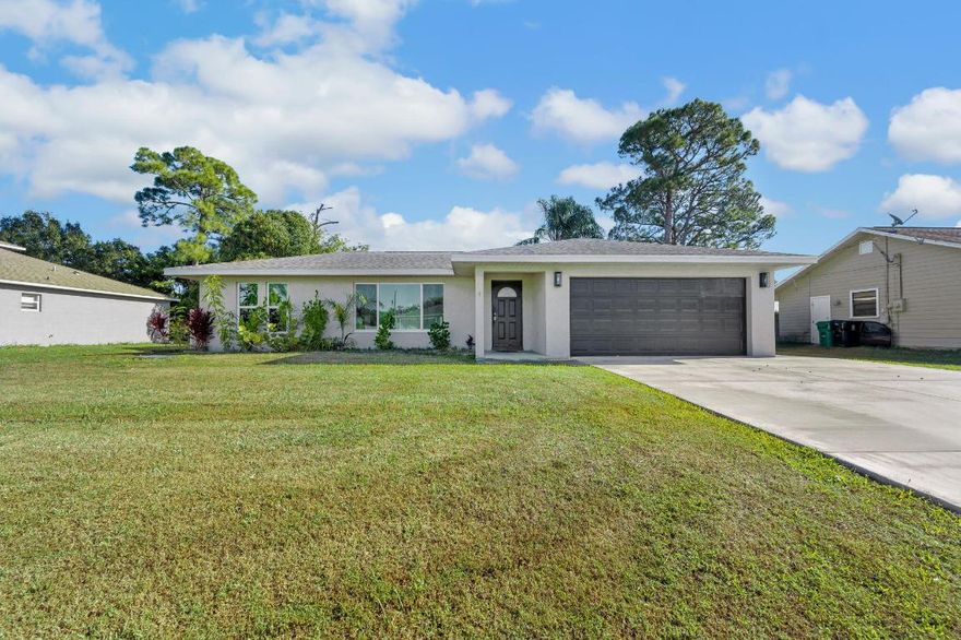 Nice 2 bedroom, 2 bath home with 2 car garage. Large screened lanai with fenced private yard. Roof replaced in 2020, Ac new in 2019, Water heater replaced in 2023 and new windows installed in 2023 with hurricane shutters. Ready to move in.