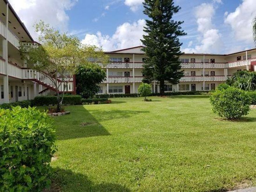 WELL MAINTAINED 55 COMMUNITY IN CENTURY VILLAGE FULLY RENTED WITH MANY AMENTIES WITH ACTIVE CLUBHOUSE WITH SHOWS EXCERCISE ROOM AND ACTIVITIES. CLOSE TO SHOPPING AND DINING. GREAT PLACE FOR INVESTOR. RENTED FOR $1,500 per month. Would like to sell as a package with Rx10809368 and RX-10809365 can also sell separately