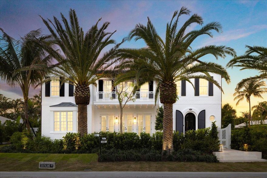 Just completed on an oversized north end lot, this five-bedroom 6.2-bathroom home is beautifully appointed and detailed. The first-floor primary suite has two luxury bathrooms, large closets and overlooks the expansive pool/patio. The main entry has a gracious two-story foyer with black and white patterned marble flooring. The free-flowing floorplan boasts an eat in kitchen and pantry, a covered loggia, beautiful hardwood flooring throughout, an elevator and two car garage. Completion date: April 2024.