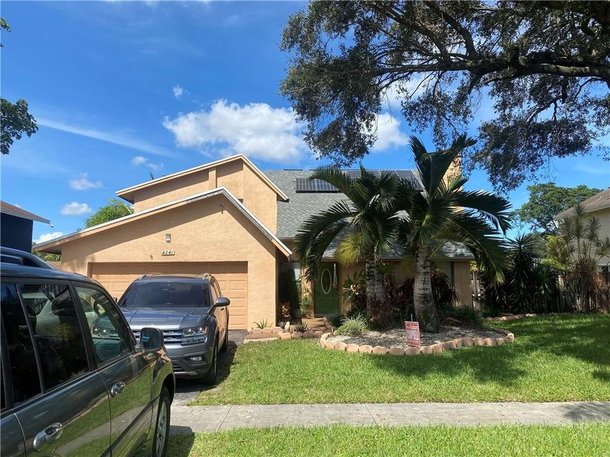 Beautiful Updated 3 bedroom 2 1/2 bath pool home located in Lauderhill, recently install Roof, AC & a 15 Kilowatt Solar system.