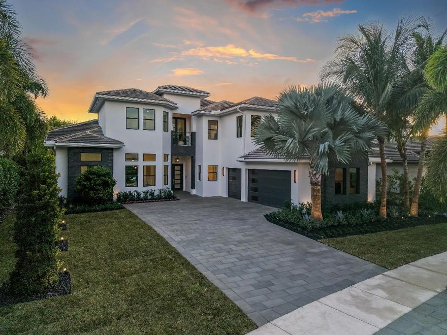 A true architectural masterpiece located within the prestigious Boca Bridges community; this residence has undergone a complete redesign and rebuild with no builder grade materials remaining. Essentially a brand new custom home, the transformation was just completed in December 2025 and reflects an uncompromising commitment to luxury, craftsmanship, and design.
Offering an exceptional two story layout, the home includes six bedrooms, seven full bathrooms, two half bathrooms, a private office, a spacious loft, a custom movie theater with Martin Logan surround sound, and a three car garage. The home is introduced by dramatic 48 x 48 Spanish porcelain flooring throughout the main living areas, paired with rich custom Reserve hardwood floors in the bedrooms and along the staircase. Designer lighting and refined finishes are showcased throughout, creating a sophisticated yet warm atmosphere. The custom kitchen is a statement of both form and function, featuring leathered Bianco Rhino quartzite countertops, custom cabinetry, and a professional appliance suite by Wolf, Sub Zero, and Viking, ideal for everyday living and elevated entertaining.
The primary suite is a private retreat, highlighted by a spa inspired bathroom with a luxurious wet room featuring separate his and her showers, a designer soaking tub, Hansgrohe fixtures, and smart EPLO electric toilets. Every bathroom in the home reflects the same level of detail and craftsmanship, finished with imported tile from Spain and premium materials throughout.
The backyard is a true resort style oasis, perfectly positioned on an extremely private south facing lot with no rear neighbors. Designed for entertaining and relaxation, the outdoor space features a fully upgraded pool, an expanded covered summer kitchen with grill and pizza oven, outdoor fireplace, putting green, new turf, lush landscaping, and a full exterior lighting package. Whether hosting gatherings or enjoying quiet evenings, this backyard delivers the ultimate Florida lifestyle.
This extraordinary residence inside Boca Bridges is more than a home. It is a work of art that must be experienced in person to be truly appreciated.