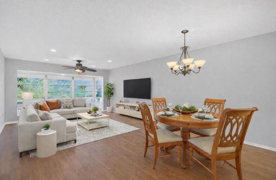 Welcome to this well-maintained 2-bedroom, 2-bath condo located in the heart of Tamarac, Florida. Enjoy tranquil views of the Colony West Golf Course and lush tropical landscaping from this inviting residence. The open floor plan is filled with natural light and offers a functional layout ideal for both relaxing and entertaining. This amenity-rich community features three swimming pools, jacuzzis, shuffleboard, two tennis courts, and two clubhouses. The main clubhouse includes a gym, library, pool table, card and game tables, piano, and flat-screen TVs. Conveniently located near shopping, dining, and major highways, this home offers comfort, lifestyle, and accessibility.