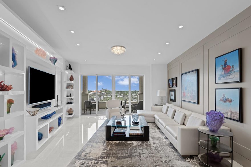 Welcome to the exquisite Esplanade Grande Condominium, Residence 504. Perfectly positioned in the heart of Downtown West Palm Beach, this condo promises a blend of luxury and convenience, being in close proximity to The Royal, The Breakers, Worth Avenue, and The Square. Fully renovated in 2021 by the Sutherland Design Group, every detail has been accounted for. From the expansive Chef's kitchen and gleaming marble baths to the custom cabinetry throughout, every element was meticulously designed to the highest standards. Enjoy the terrace of this immaculate 3-bedroom, 3 1/2 bathroom condo, while indulging in front-row views of Flagler Drive, Intracoastal waterway, The Breakers Hotel, and Flagler Museum. Observe yachts gliding by and admire the North and middle bridges spanning the waters. Just a stroll away, immerse yourself in the local farmer's market, grocery stores, delightful coffee shops, banks, and a diverse range of restaurants. The condo provides private elevator access to your unit and a service elevator for seamless deliveries. Renowned for unparalleled service, the amicable management team, complete with valet, bellman, and 24-hour security, ensures your every need is catered to. The building is brimming with amenities: a rooftop oasis boasting 360-degree vistas, a generously sized swimming pool, an air-conditioned sky lounge, outdoor seating areas featuring a fire pit and BBQ zone. On the club level, find a Jacuzzi, a state-of-the-art gym with a Peloton Bike, and a yoga studio hosting seasonal classes. The recently renovated lobby radiates elegance and sophistication. Truly, this is an exceptional residence without compromise.