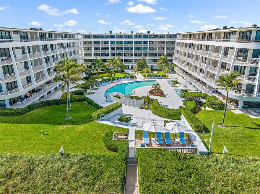 DIRECT OCEAN FRONT DREAM CONDO! If you covet wide ocean views and privacy, look no further. Welcome to 2600 South Ocean 101N.  This coveted beach property has been completely re-designed and renovated from the ground up. Boasting an unrivaled sea view, an abundance of natural light surrounds this spacious 2 BR/2.5 BA retreat, combining elegance and convenience throughout the 2,145+ SF interior. This apartment lives like a private home, and enjoys an open living, bar, and dining area with custom details and quality finishes. Other features include a gourmet kitchen, dual control wine chiller, walk-in pantry, oversized laundry room and detailed millwork. This home also comes FULLY furnished with exclusive designer furniture. Close quickly and enjoy the season. The only thing missing is you