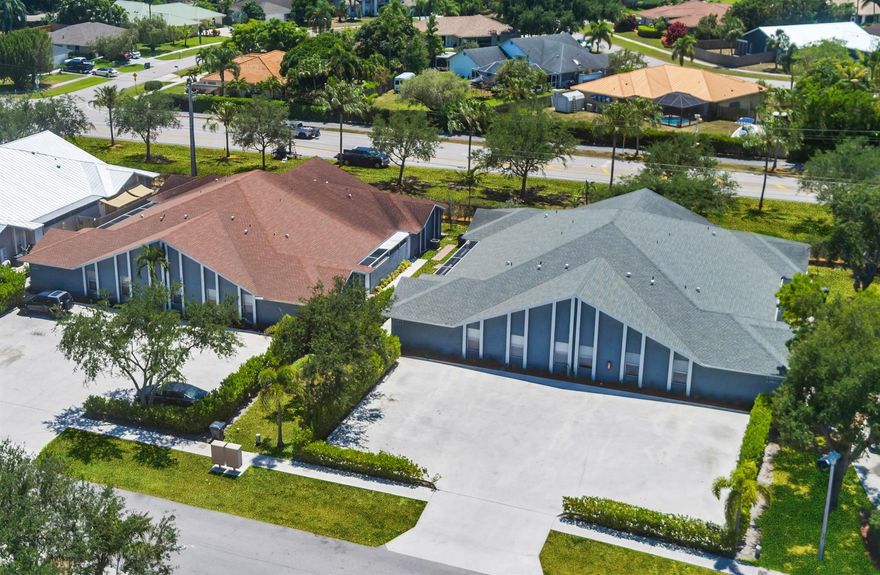 Six fully occupied and renovated fourplex properties - a total of 24 4-bedroom, 2-bathroom units offering strong rental income and long-term appreciation. Each unit has been renovated offering new kitchen appliances, including full size washers and dryers, high end cabinetry, granite countertops, tile backsplashes and updated plank flooring throughout all living spaces. Updated bathrooms offer frameless glass showers and new vanities. Each unit includes an enclosed patio with extra storage. All units have been freshly repainted. 2 assigned parking spaces per unit plus guest parking. Property is managed by a full-service property management company. No HOA restrictions. Prime location 3 miles to Palm Beach Polo, 4 miles to The Wellington Green Mall, top rated schools, parks and more.