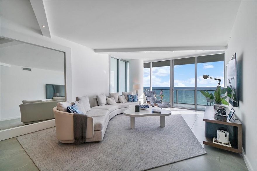 Fully Furnished, Turn Key Unit! Enjoy floor-to-ceiling impact glass windows w/DIRECT views of the ocean, stunning sunrise, sunset as well as west side views of the City of Ft. Lauderdale & Intracoastal. Experience a chef designed open kitchen layout featuring Italian cabinetry, marble countertops, large Sub-Zero wine storage & refrigerator, Wolf gas stove & an espresso integrated system. Auberge Beach Residences & Spa sits directly on the sands of Ft. Lauderdale Beach w/450-feet of pristine beachfront providing on-site Michelin Star chefs at the Dune restaurant, & luxury spa treatments at the Auberge Spa. Embrace an oceanfront lifestyle w/resort-like amenities including  fitness center, golf simulator room, Napa Valley wine room, cigar lounge, day cabanas, & poolside & beachside service.