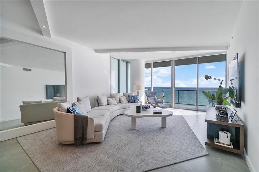 Fully Furnished, Turn Key Unit! Enjoy floor-to-ceiling impact glass windows w/DIRECT views of the ocean, stunning sunrise, sunset as well as west side views of the City of Ft. Lauderdale & Intracoastal. Experience a chef designed open kitchen layout featuring Italian cabinetry, marble countertops, large Sub-Zero wine storage & refrigerator, Wolf gas stove & an espresso integrated system. Auberge Beach Residences & Spa sits directly on the sands of Ft. Lauderdale Beach w/450-feet of pristine beachfront providing on-site Michelin Star chefs at the Dune restaurant, & luxury spa treatments at the Auberge Spa. Embrace an oceanfront lifestyle w/resort-like amenities including  fitness center, golf simulator room, Napa Valley wine room, cigar lounge, day cabanas, & poolside & beachside service.